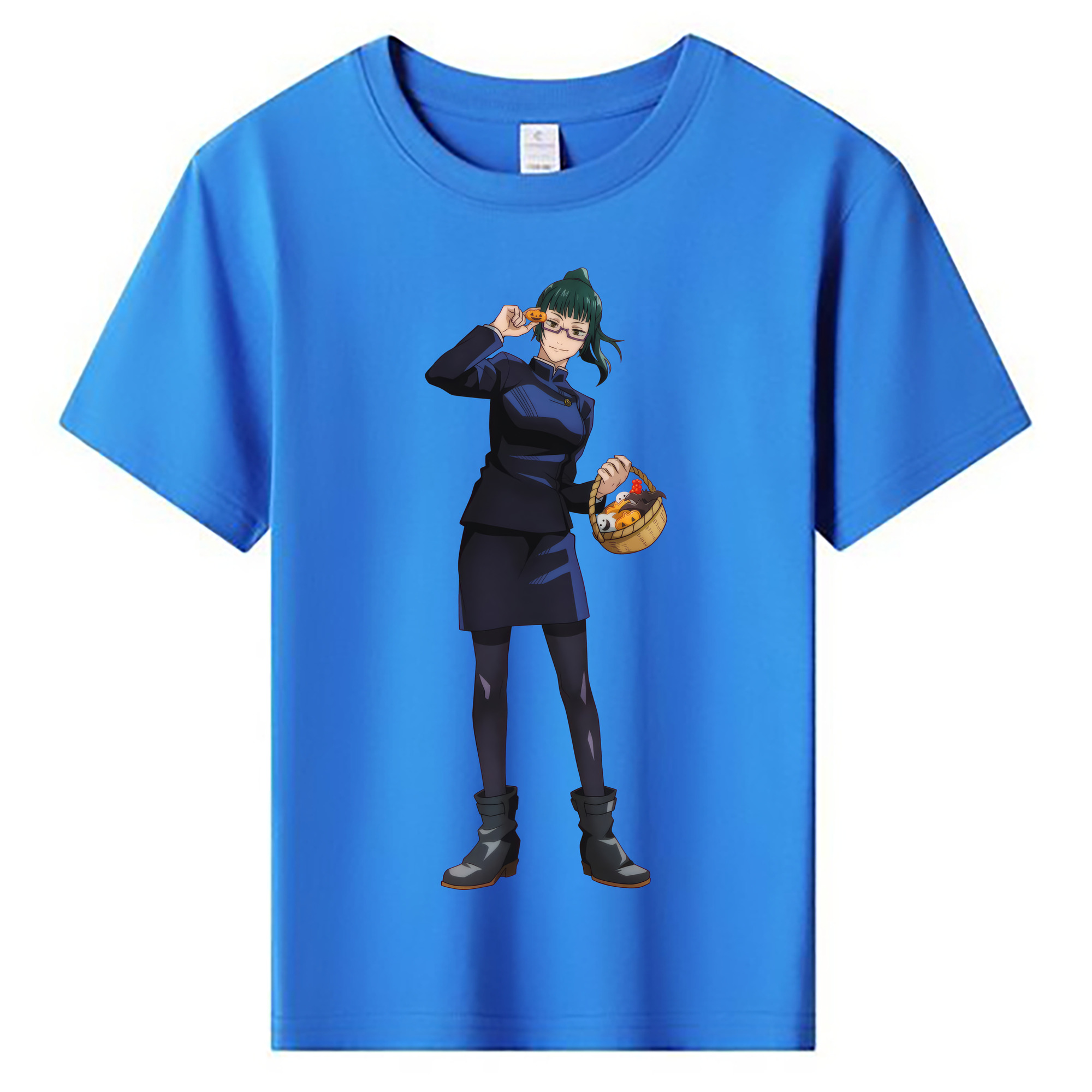 （画像用） 呪術廻戦 Jujutsu Kaisen 綿100％キッズTシャツ（フロントプリント）